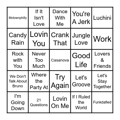 UMOJA FEST VIBE BINGO Card