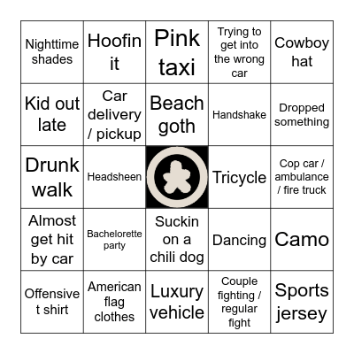 Geoff Bingo Card