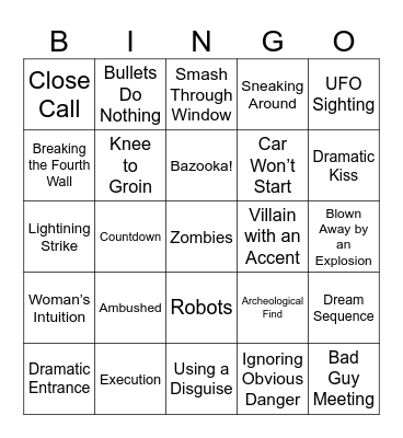 BINGOFLIX: The Mask Bingo Card