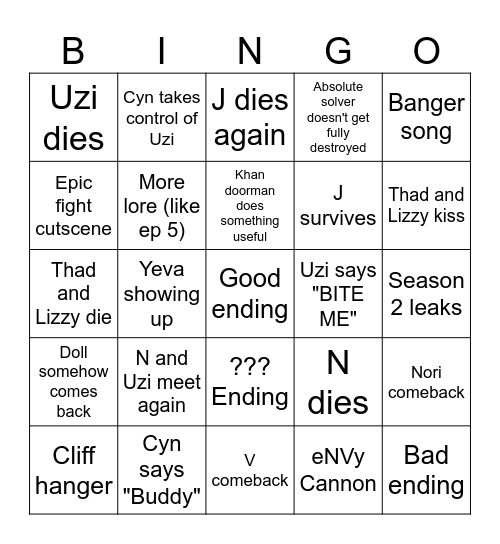 Md Bingo Card