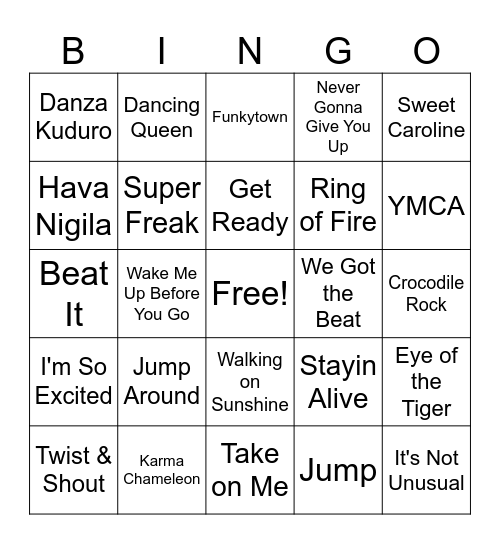 COP Singo 1 Bingo Card