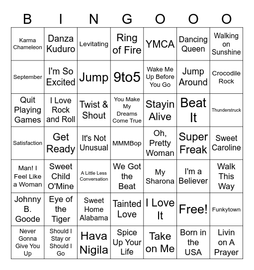 COP Singo 2 Bingo Card