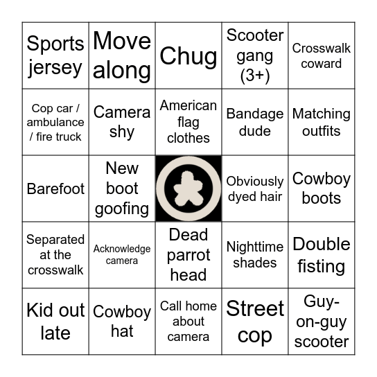 Eric Bingo Card