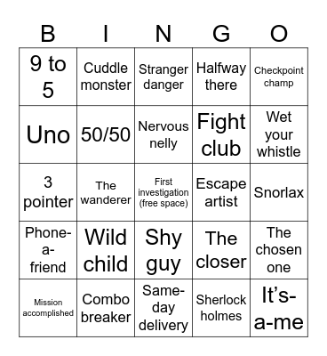 PPT Bingo Card