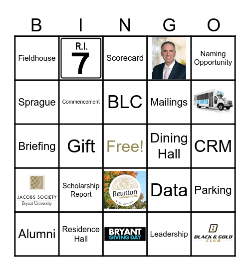 Divisional Meeting Bingo Card