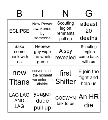 Ridgecrest Retake ! Bingo Card