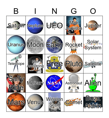 Spacex Bingo Card