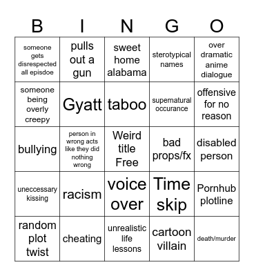 Tmmrws teaching bingo Card