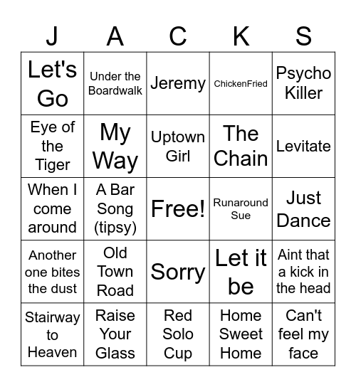 8/7 Round 3 Bingo Card