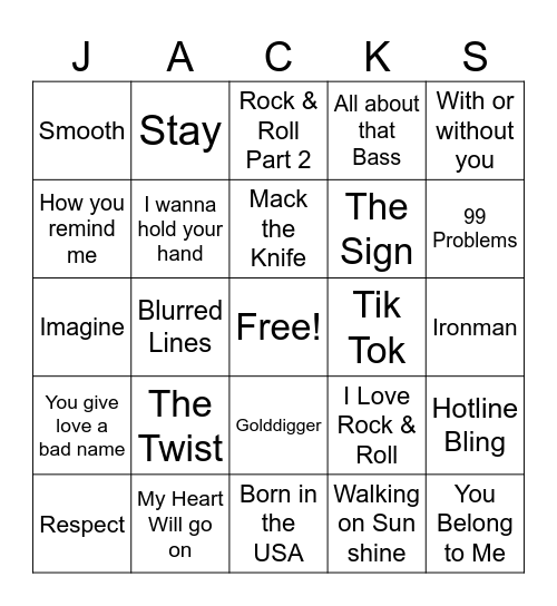 8/7 Round 4 Bingo Card