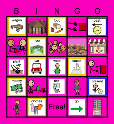 ULS Needs: Past/Present Bingo Card