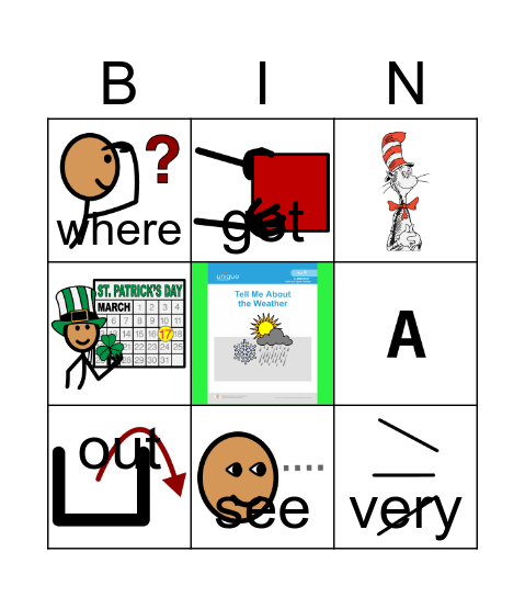 N2y ULS March Lesson 5 Bingo Card