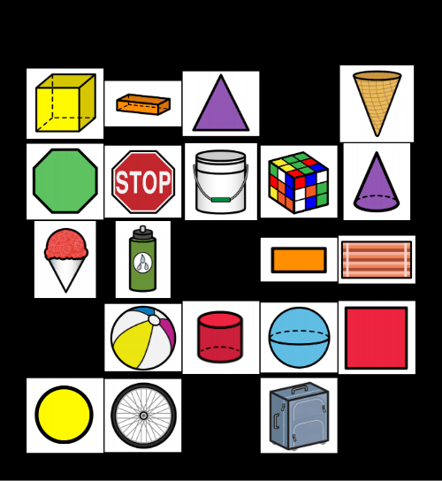 2d/3d shapes (ULS lesson 24) Bingo Card