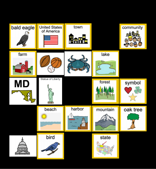 February ULS - Symbols Bingo Card