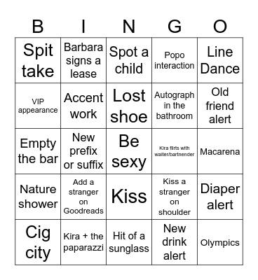 Ocean City Bingo Card