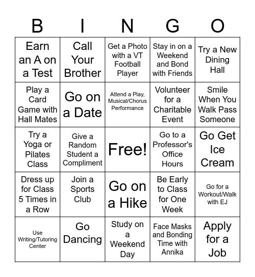 Get a Bingo-Get Some Cash in Your Account Bingo Card