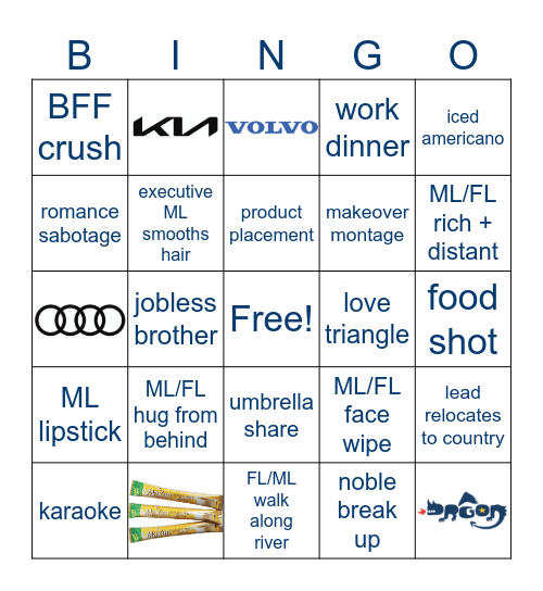 KDRAMA CLUB pt 2 Bingo Card