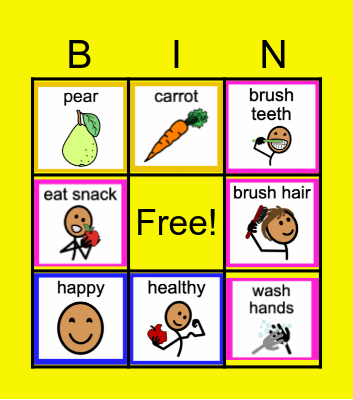 January ULS Vocabulary Bingo Card