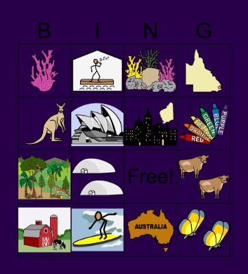 Chapter 4: Joe in Australia Bingo Card