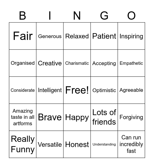 Alex Page Bingo Card