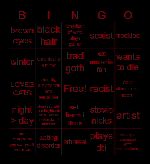 ashlyn bingo Card