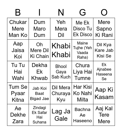 HAPPY FRIENDSHIP DAY Bingo Card