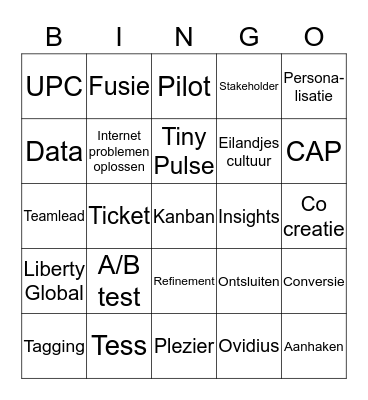 Digital BSB Bingo Card