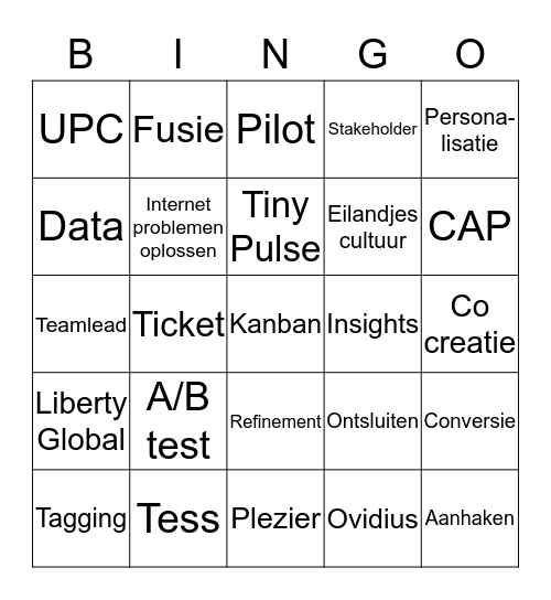 Digital BSB Bingo Card