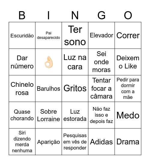 3 AM Bingo Card