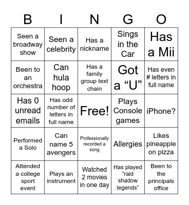 Bass Bingo 2024 Bingo Card