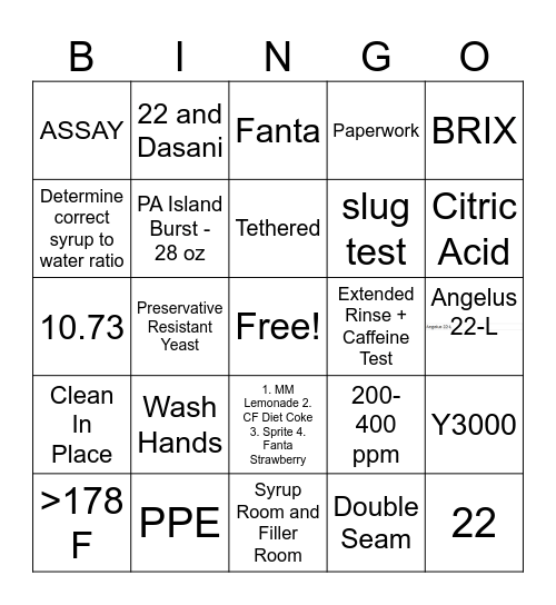 Olympics - Quality - Olympics Bingo Card