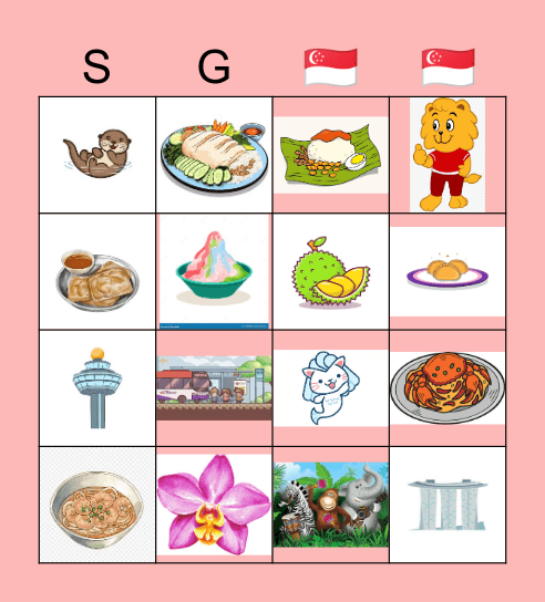 B I N G O Bingo Card