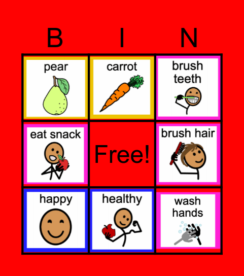 January ULS Vocabulary Bingo Card