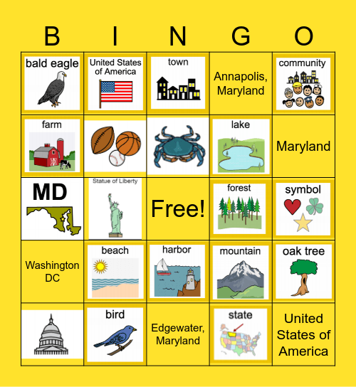 February ULS - Symbols Bingo Card