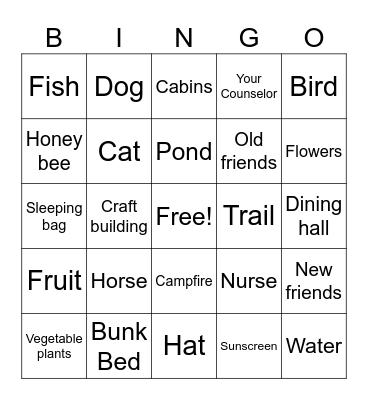 Wild West Bingo Card