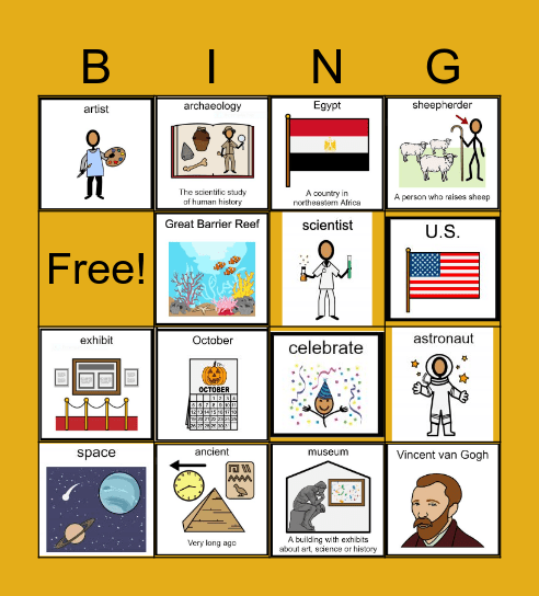 NarenBCG Bingo Card