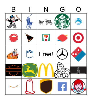 Name that Logo Bingo Card