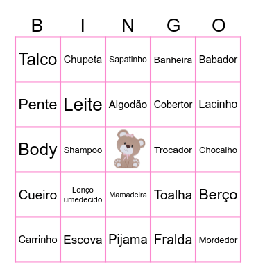 Chá da Bianca Bingo Card