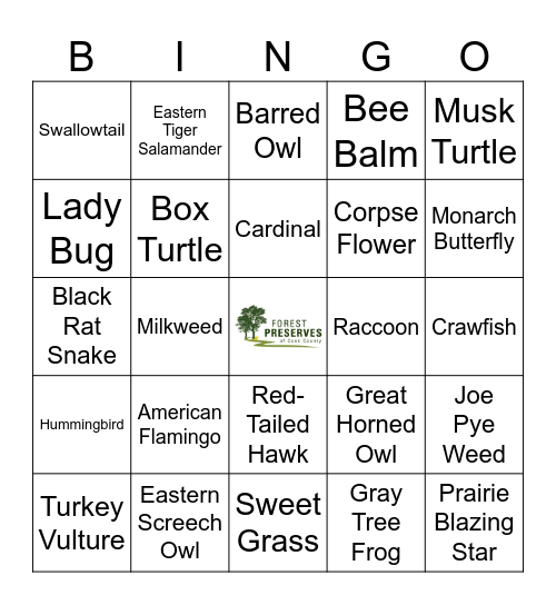 YOA BINGO Card