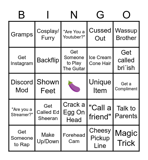 OME TV BINGO Card