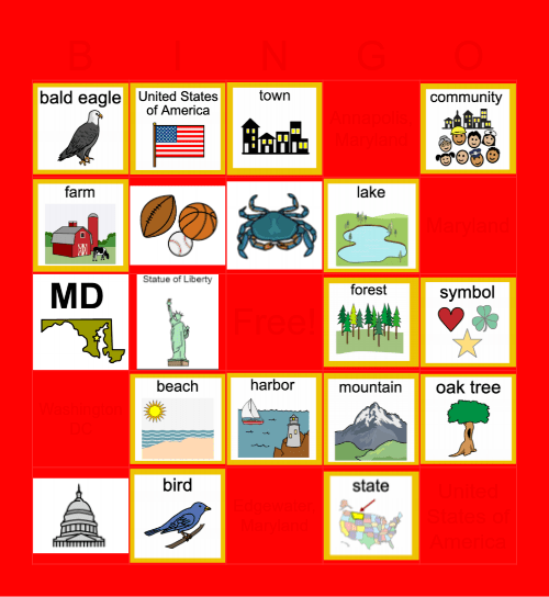 February ULS - Symbols Bingo Card