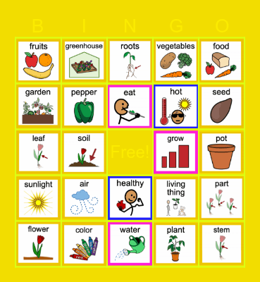 May ULS (Plants) Bingo Card