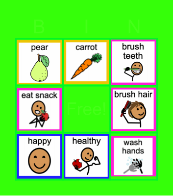 January ULS Vocabulary Bingo Card