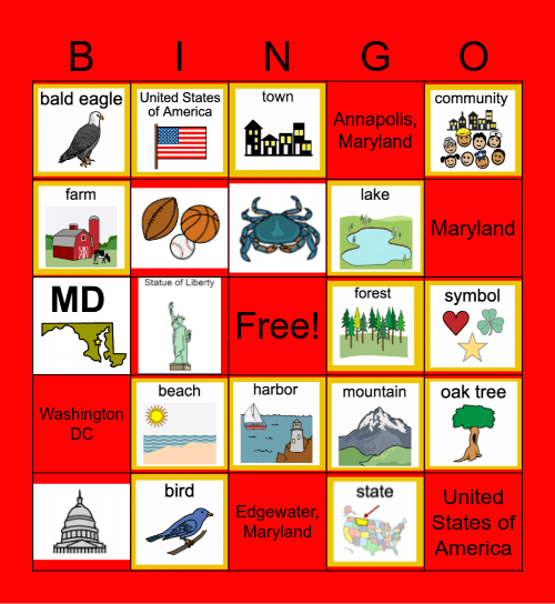 February ULS - Symbols Bingo Card