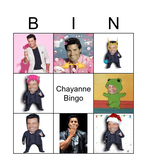 Chayanne's Bingo Card