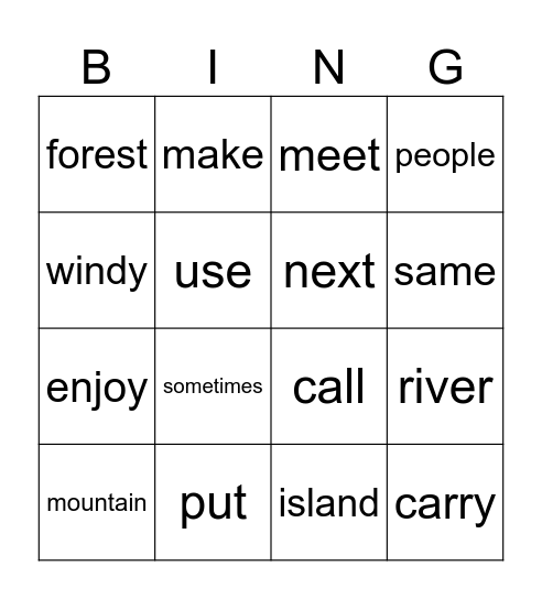 Kikutan x R&S 3 Unit 6 (JP↔︎ENG) Bingo Card