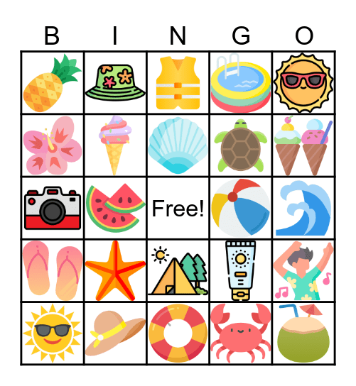 CAMP SPARK BINGO Card