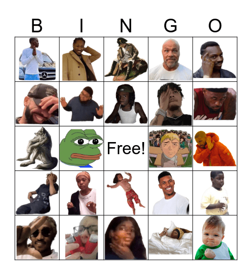 Meme Day Bingo Card