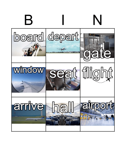 At the Airport Bingo Card