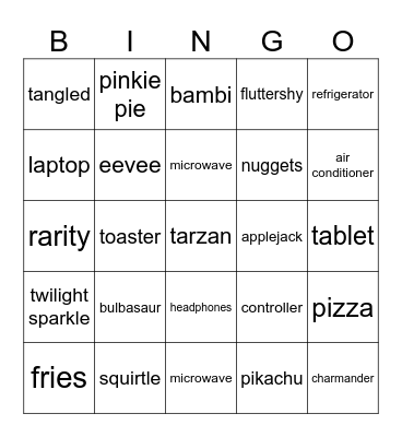 Infinite Craft bingo Card